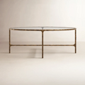 Evelynn Glass Top Coffee Table