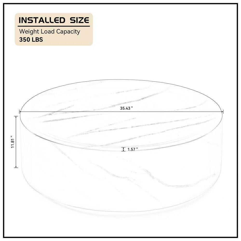 Round Modern Coffee Table